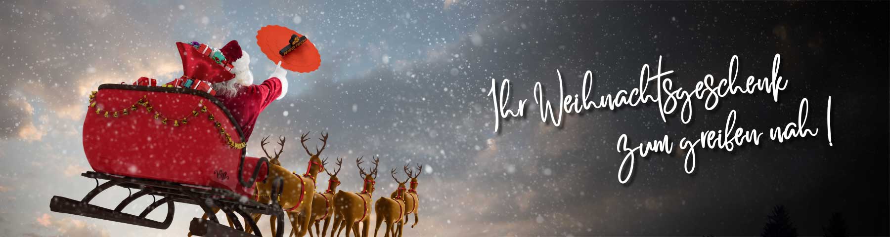 Ihr Weihnachtsgeschenk zum greifen nah!